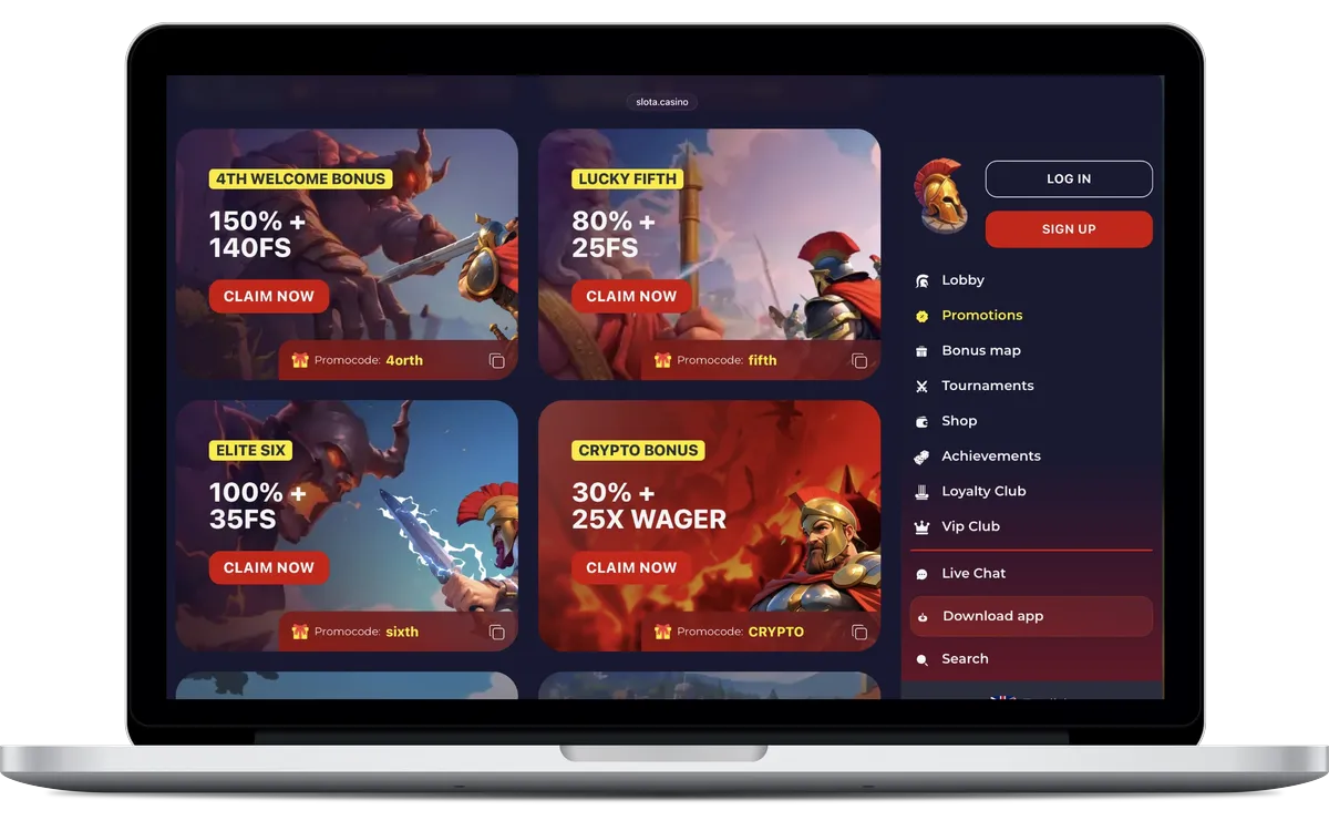 Slota Casino site